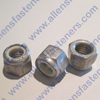 1/4-20,5/16-18,3/8-16 ALUMINUM NYLOC NUTS.
